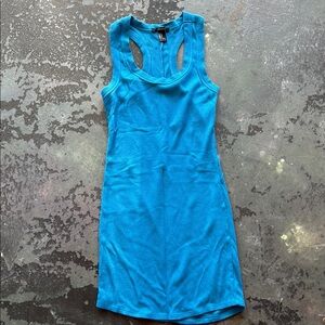 Forever 21 Blue Sleeveless Dress